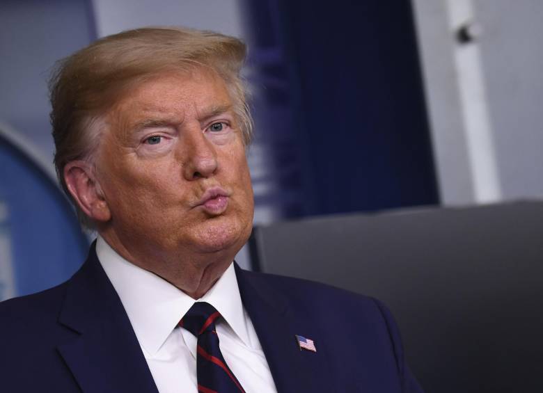 El presidente de Estados Unidos, Donald Trump. FOTO EFE
