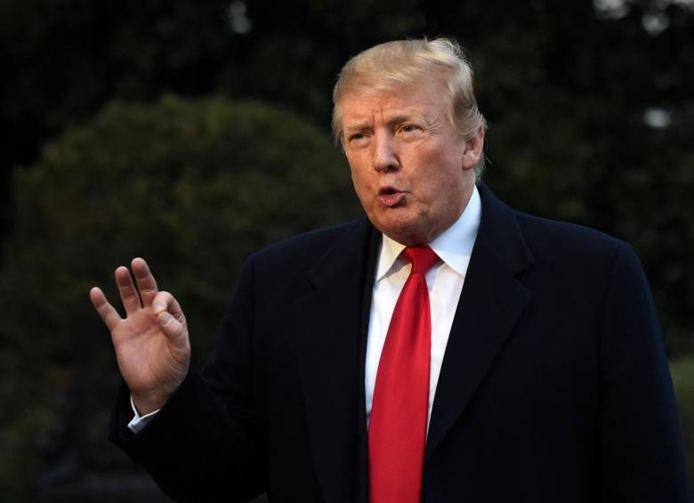 El presidente de EE. UU., Donald Trump, se libraría de las acusaciones de injerencia rusa en su campaña. FOTO: AFP