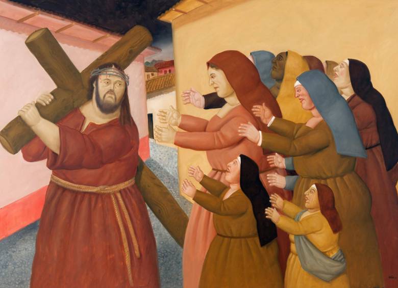 El Viacrucis de Botero hace una estación de tres meses en Roma
