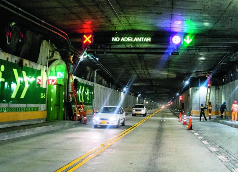 Cinco años tardó la construcción del Túnel de Oriente. Comenzó a operar desde el 15 de agosto de 2019. FOTO JULIO CÉSAR HERRERA