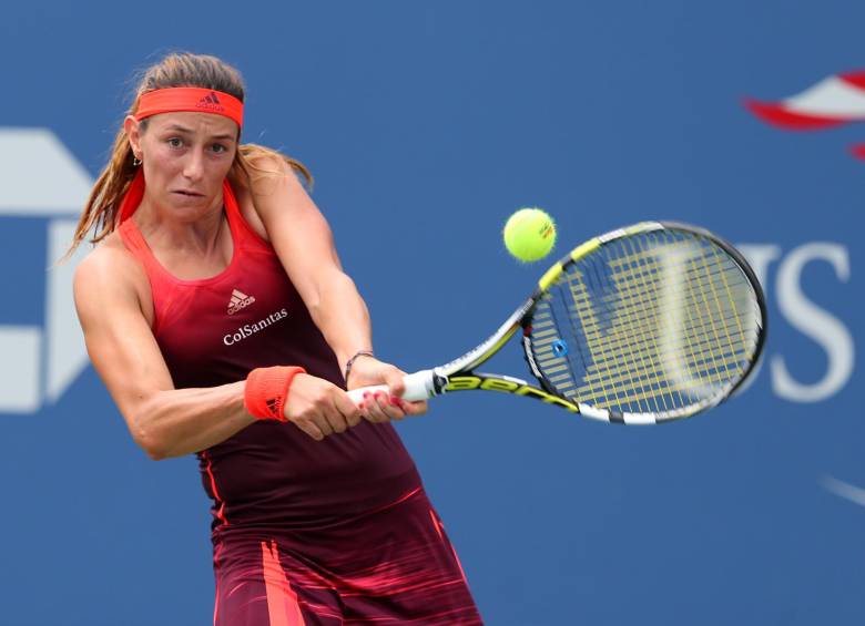 Mariana Duque, jugadora colombiana eliminada ayer en tercera ronda del US Open. FOTO Reuters