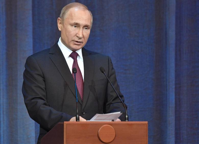 El presidente ruso, Vladimir Putin ha insistido en que Estados Unidos aumenta el riesgo de una guerra nuclear. FOTO EFE
