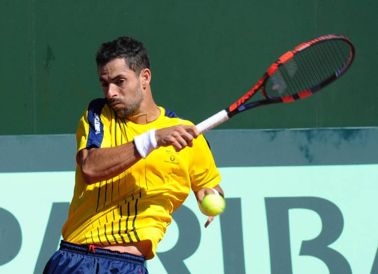 Santiago Giraldo aseguró el segundo punto para el país. FOTO AFP