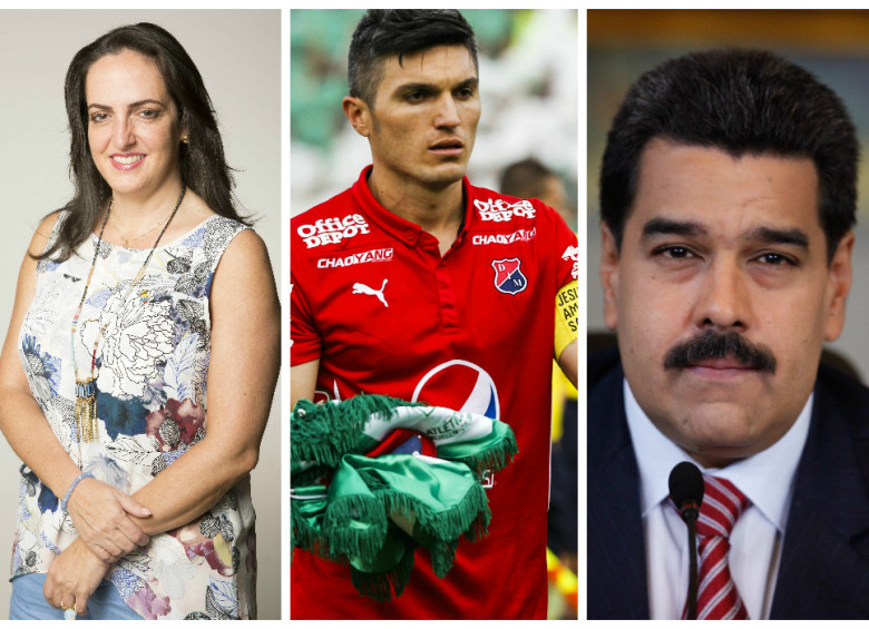 María Fernanda Cabal, Daniel Torres y Nicolás Maduro fueron algunos de los personajes que causaron polémica con sus declaraciones. FOTOS Edwin Bustamente, Jaime Pérez y Colprensa. 