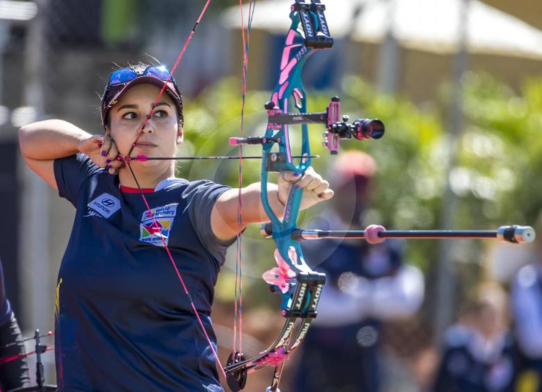 Sara López es uno de los atractivos que tendrá la Copa Mundo en Medellín. Viene de ganar en Las Vegas. FOTO JUAN A. SÁNCHEZ
