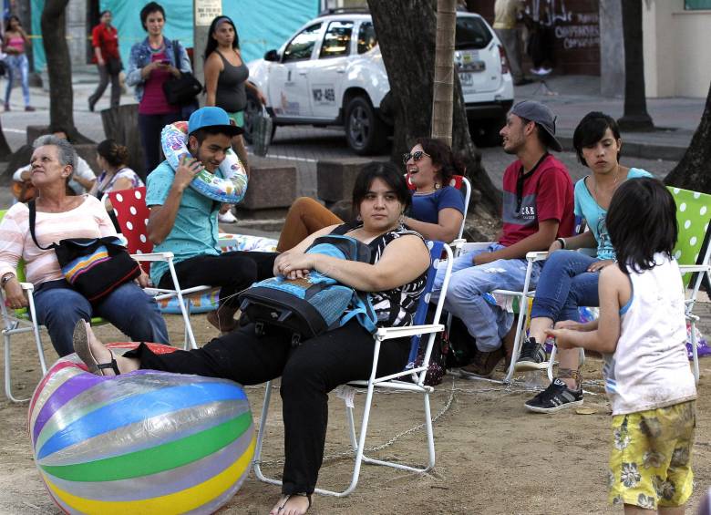 Un espacio para el ocio en los Días de Playa.