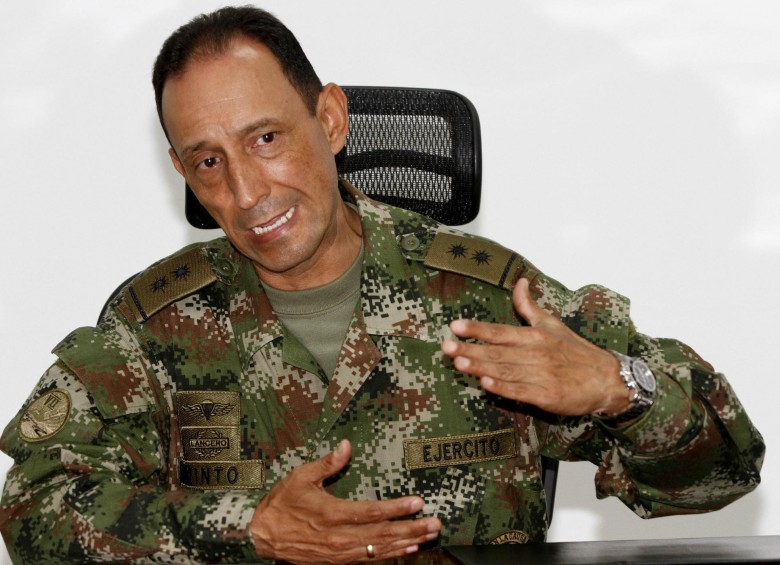 El general Leonardo Pinto comanda todas las tropas del Ejército en Antioquia, Córdoba y Chocó. FOTO DONALDO ZULUAGA