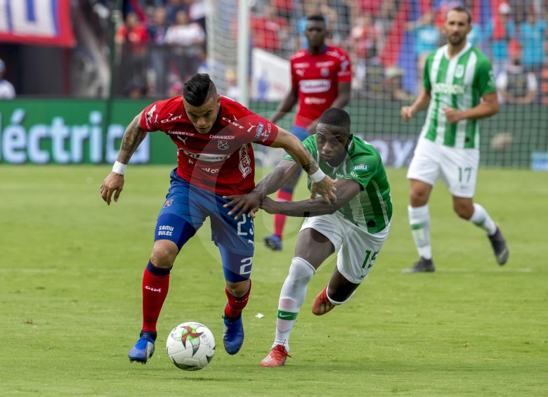Medellín y Nacional empataron 2-2 en el clásico 299. FOTO JUAN ANTONIO SÁNCHEZ