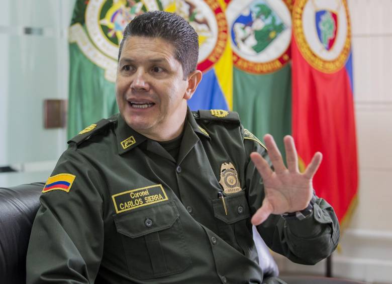 El coronel Carlos Mauricio Sierra ha recibido reconocimientos de Fuerzas Armadas de otros países por su labor. FOTO edwin bustamante