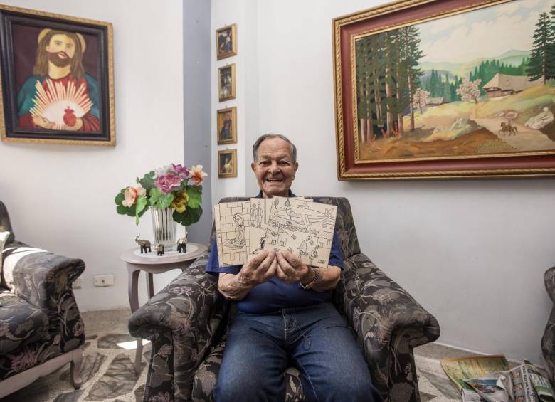 Hace algunas semanas, Antonio me mandó su historieta al periódico. Me encargué de buscarlo y, al fin, pudimos encontrarnos para conversar. FOTO andrés camilo suárez echeverry