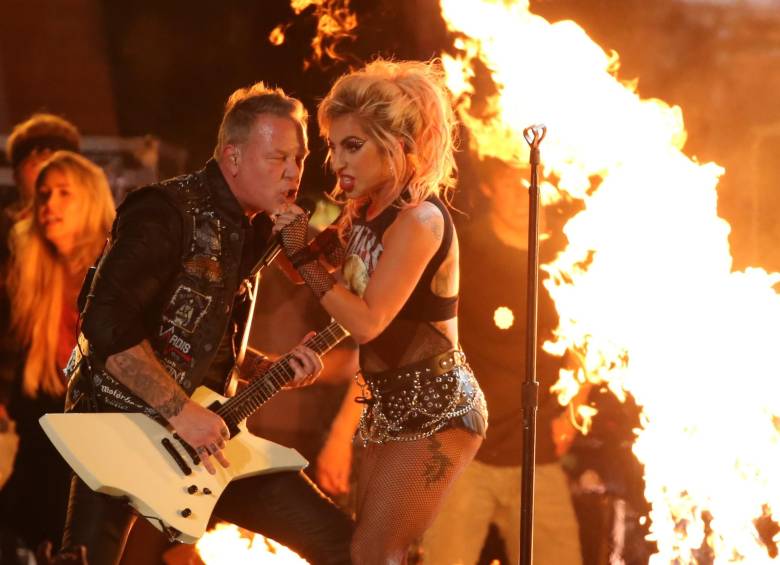 Metallica y Lady Gaga, uno de los shows más esperados. FOTO Reuters