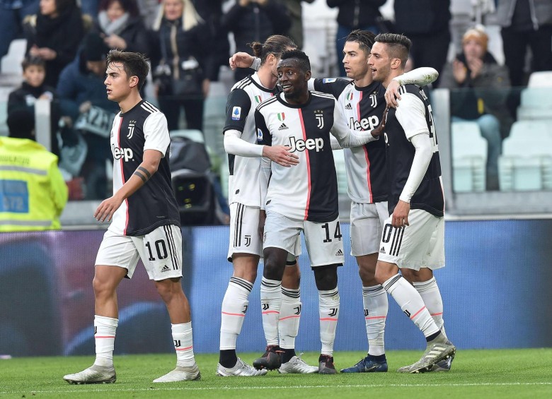 Los jugadores de Juventus se solidarizaron ante la crisis. FOTO EFE 
