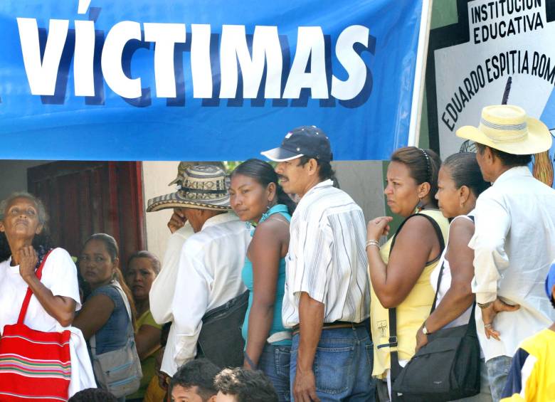 La Ley de Víctimas ajusta ya cuatro años en los que han sido reparadas 400.000 personas por parte del Gobierno. FOTO archivo