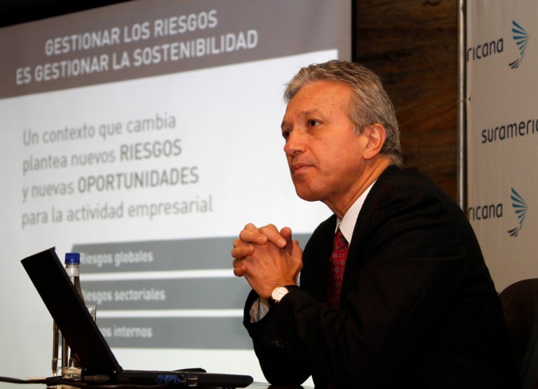 Gonzalo Pérez, presidente del Grupo Sura, comentó cómo este año ha cambiado su perspectiva. FOTO: EL COLOMBIANO