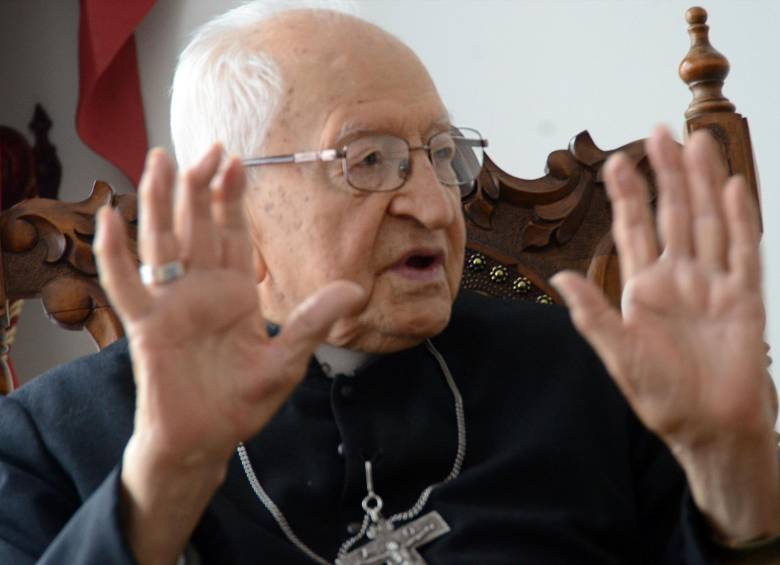 Monseñor José de Jesús Pimiento, arzobispo emérito de la ciudad de Manizales. FOTO COLPRENSA 