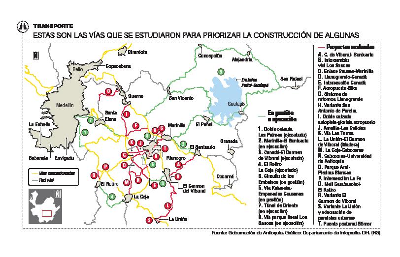 Oriente prioriza sus obras de movilidad 