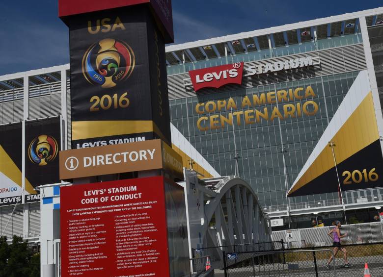 En el Levi’s Stadium se jugará el primer partido de la Copa América Centenario entre Colombia y Estados Unidos. FOTO AFP