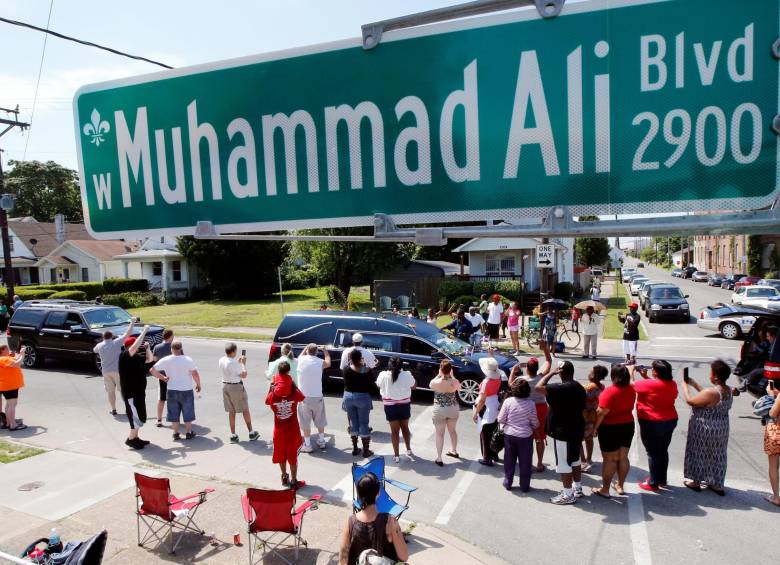 Muhammad Ali recorrió por última vez su ciudad natal, Louisville, en Estados Unidos. FOTO REUTERS