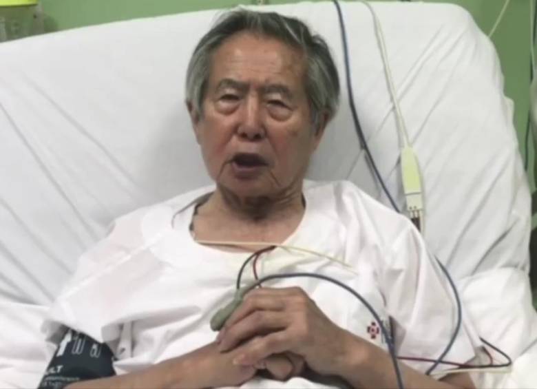 Fujimori habla sobre su indulto. FOTO: Captura de video