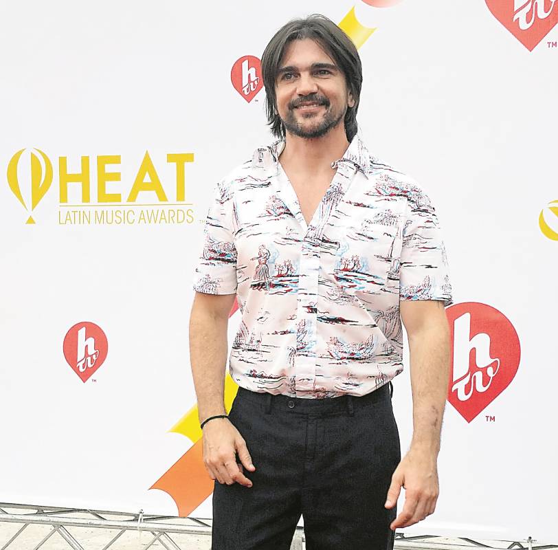 Así lució Juanes en los Heat Latin Awards, 2015