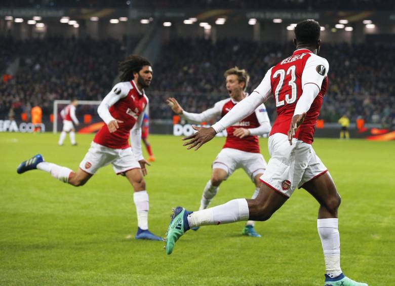 Sin Davis Ospina en el arco, Arsenal clasificó a las semifinales de la Europa League. FOTO EFE