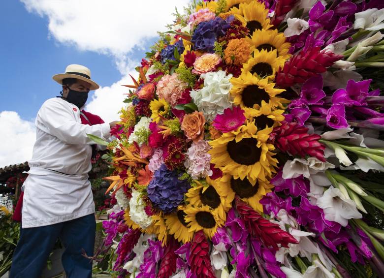 Los evaluadores del Desfile de Silleteros de este año visitarán 117 casas y fincas en el corregimiento este fin de semana. Foto: Manuel Saldarriaga Quintero