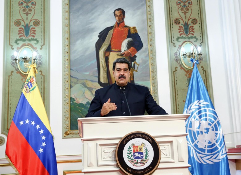 Estados Unidos acusó a Nicolás Maduro de narcoterrorismo y ofreció una recompensa de 15 millones de dólares por él. FOTO AFP