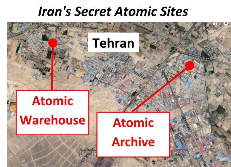 El presunto “depósito atómico secreto” de Irán, según Israel