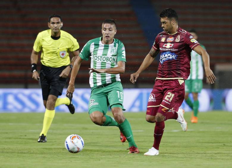 Juan Pablo Ramírez, quien regresó de Leones a su tercer ciclo en Nacional, sigue sin consolidarse. FOTO manuel saldarriaga