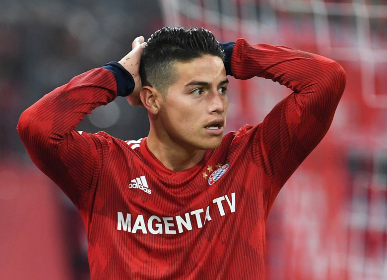 El volante colombiano James Rodríguez volverá a estar fuera de las canchas después de una nueva lesión, la quinta que lo aqueja este año. Aún no se conoce la incapacidad. FOTO reuters