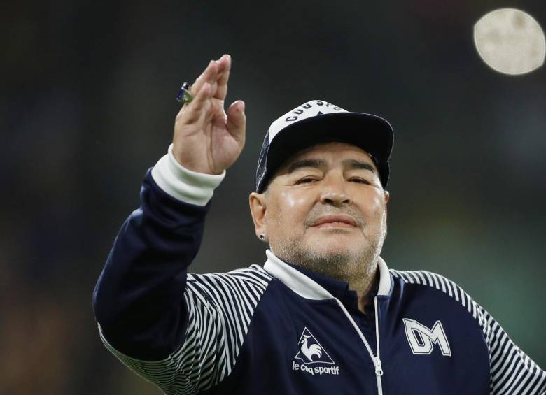 Diego Armando Maradona (q.e.p.d.). Foto AFP