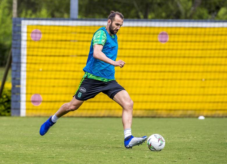 Hernán Barcos, delantero de Atlético Nacional. FOTO JUAN ANTONIO SÁNCHEZ