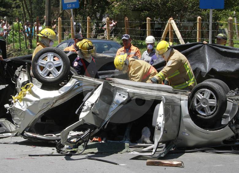 Accidente de tránsito. Foto. Robinson Sáenz - Archivo