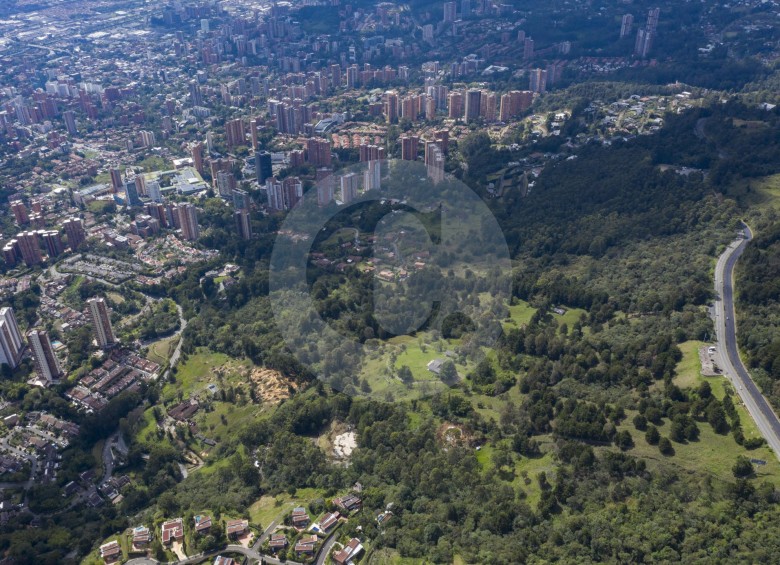 El área donde se desarrolla Ecopalmas está ubicado al costado de los barrios El Tesoro, Los Naranjos y Los Balsos 1. FOTO Manuel Saldarriaga