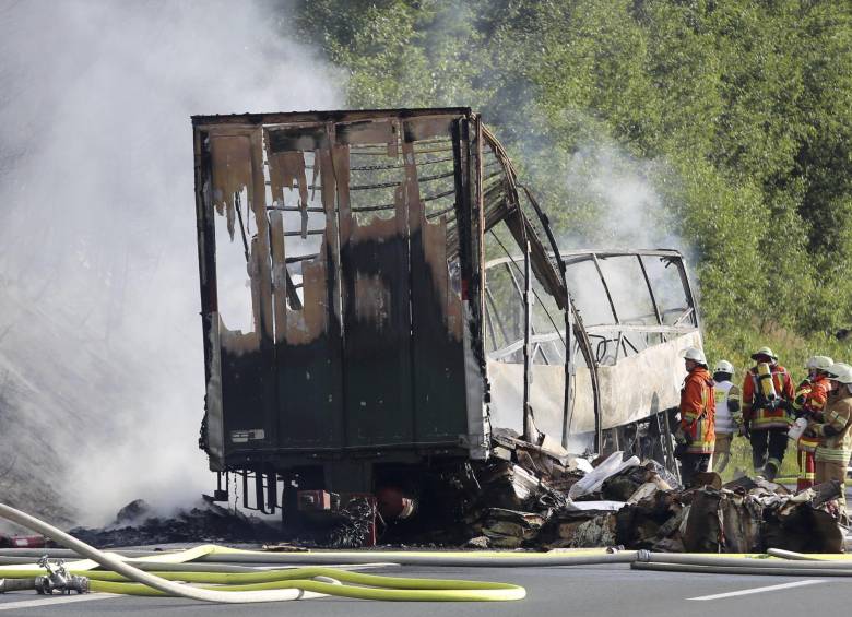 Autoridades alemanas comenzarán este martes la investigación de las causas de la deflagración. FOTO: Efe