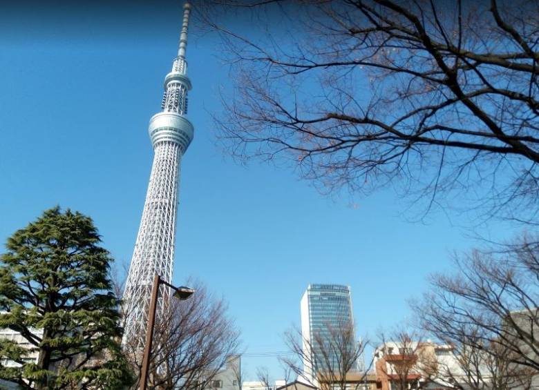 Esta es la Tokyo Skytree donde ondeará la bandera de Colombia. FOTO GOOGLE MAPS | 林秀慧