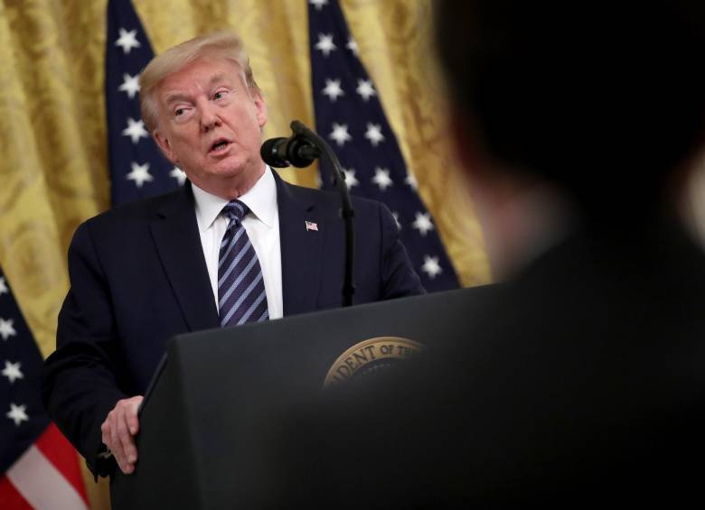 Donald Trump, presidente de Estados Unidos. FOTO AFP