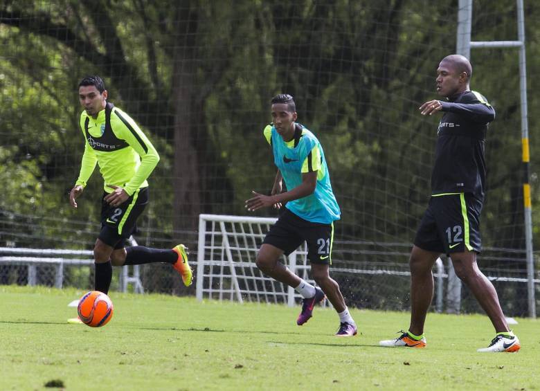 Daniel Bocanegra y Andrés Felipe Ibargüen hacen parte del grupo de siete jugadores de Nacional que llamó José Pekerman para el amistoso ante Brasil el próximo 25 de enero. FOTO jaime pérez