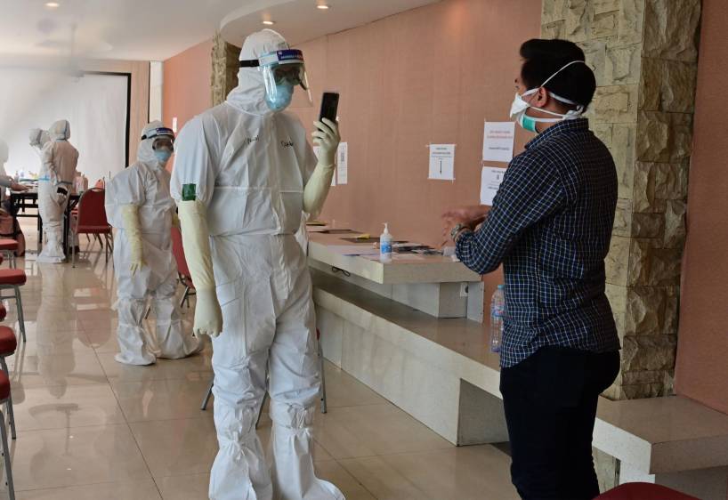 Las partículas de aire pueden permanecer durante periodos de tiempo prolongados y acumularse. FOTO AFP