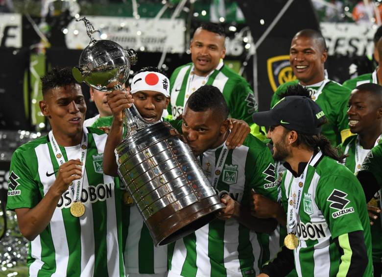 Por ser campeón, Nacional no ocupará uno de los tres cupos que tiene Colombia en la Copa Libertadores. FOTO AFP