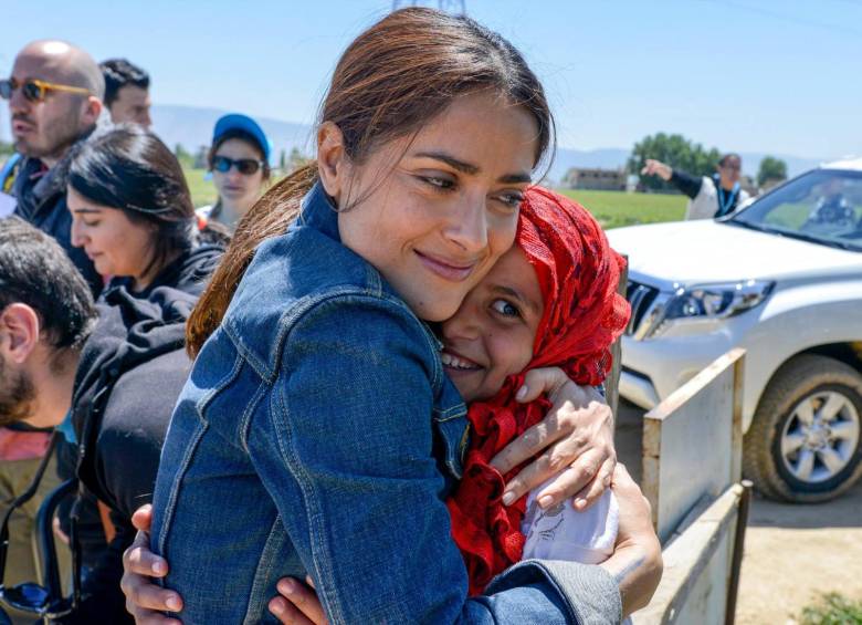 La artista instó a apoyar una campaña de UNICEF que busca recaudar fondos para que los niños puedan tener acceso a educación. FOTO AFP