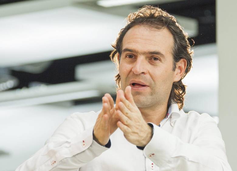 El mandatario tiene como propósito liderar la recuperación de la seguridad en Medellín. Además, quiere recuperar el Centro de la ciudad, devolvérselo a la gente. FOTO mario valencia pineda