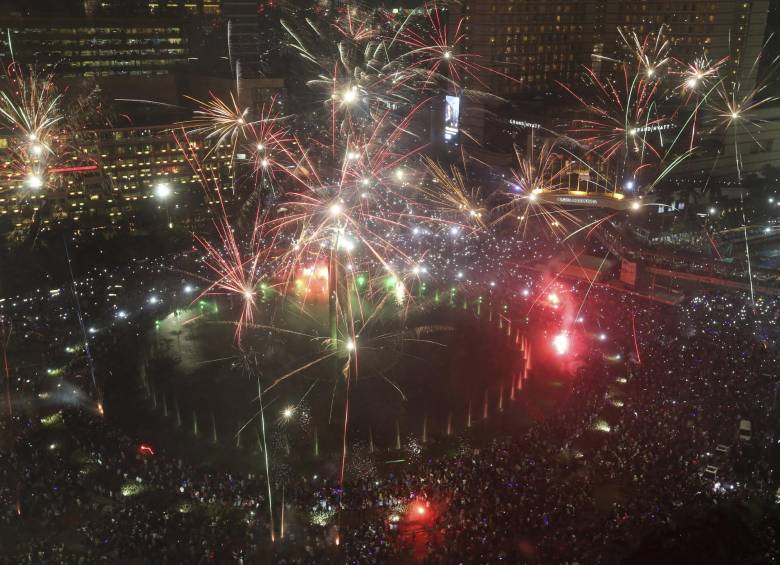 El 2017 ya llegó en estos países, y así lo celebraron