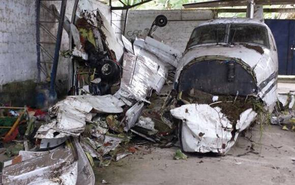 La Fiscalía indicó que desde el año 1999 los servidores se movilizaban en un Super King 200 que se accidentó en Bahía Solano, Chocó. FOTO CORTESÍA
