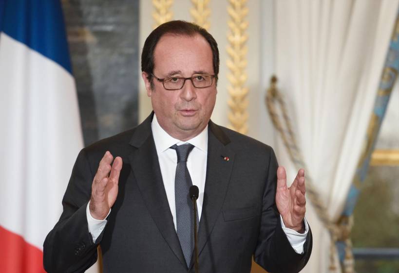 Presidente francés, François Hollande. FOTO AFP