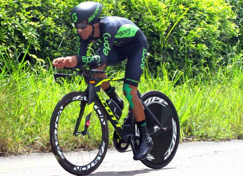Daniel Muñoz, otra promesa del ciclismo nacional. FOTO CORTESÍA