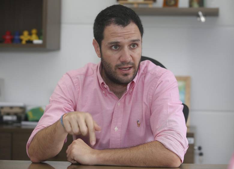 El candidato a la alcaldía de Medellín, Juan David Valderrama. FOTO Juan Antonio Sánchez