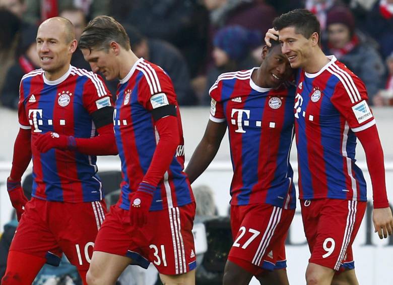El Bayern de Pep Guardiola se reencontró este sábado con la victoria al derrotar a domicilio al Stuttgart (0-2). FOTO REUTERS