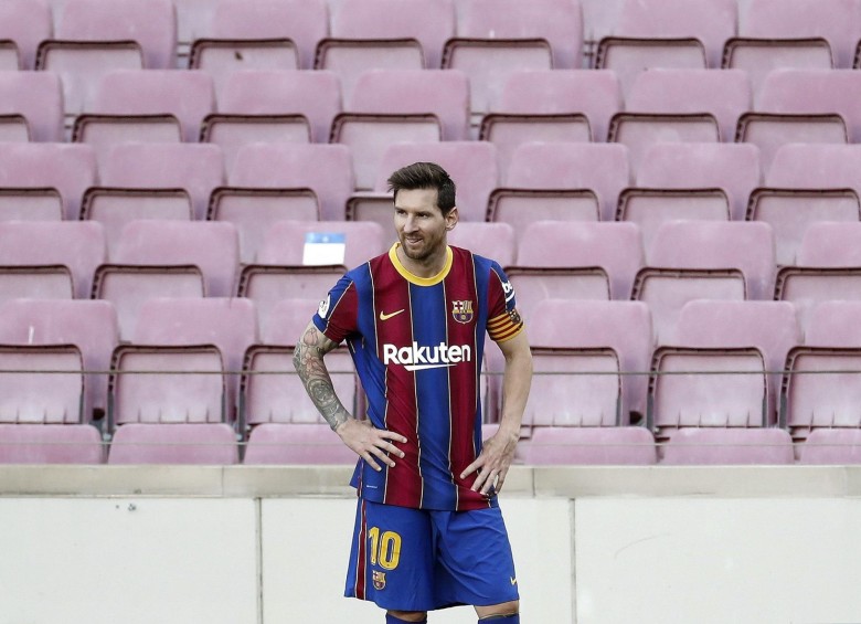 Lionel Messi, jugador del Barcelona. FOTO EFE
