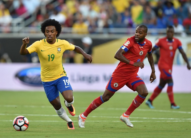 Brasil espera conseguir su clasificación a cuartos de final de la Copa América ante Haití. FOTO AFP